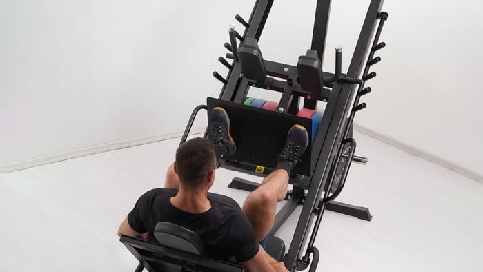 Beinpresse Training