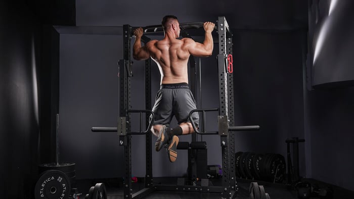 Pull Ups am Power Rack