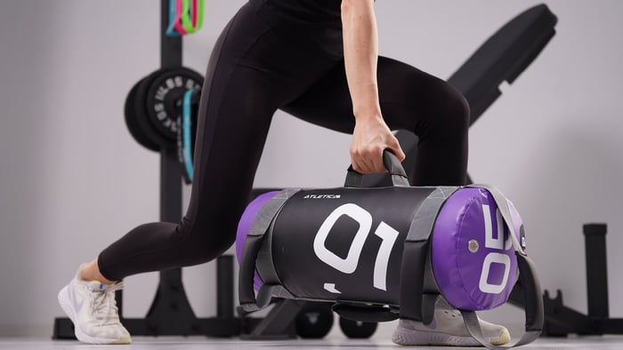 Sandsack Lunges