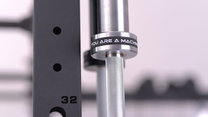 Langhantel und Power Rack