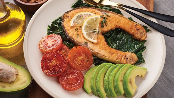Fisch und Gemüse für mehr Vitamine und Mineralstoffe