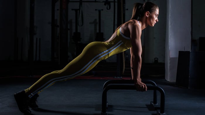Liegestützgriffe für Krafttraining