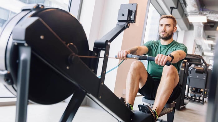 Rudermaschine Workout