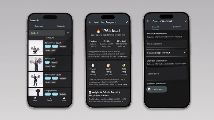 Fitness App von Atletica