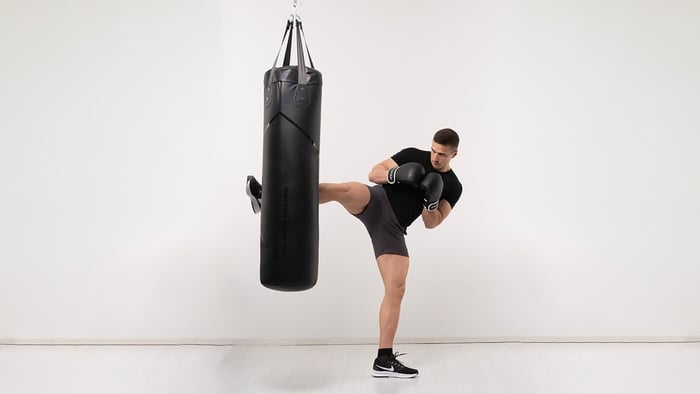 Home Gym Boxsack Workout