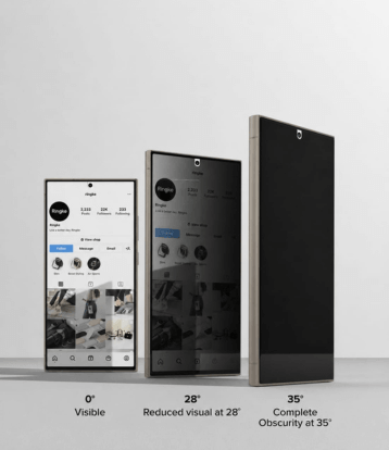 Privacy screen protector