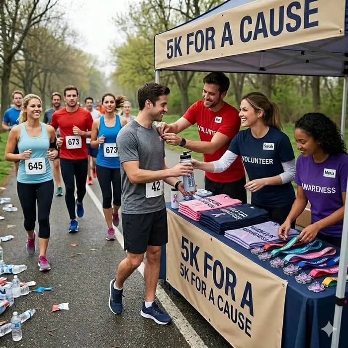 Awareness Run for a Cause Swag