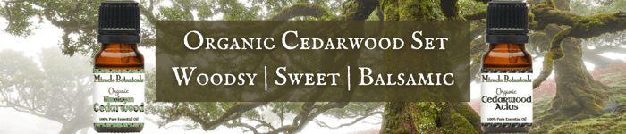 cedarwood essential oil set