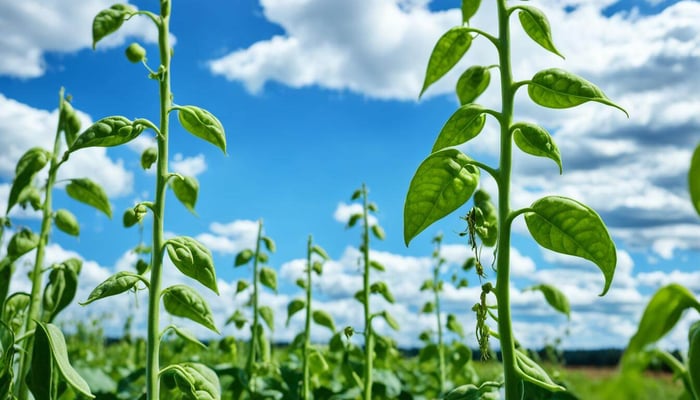 growing pole beans