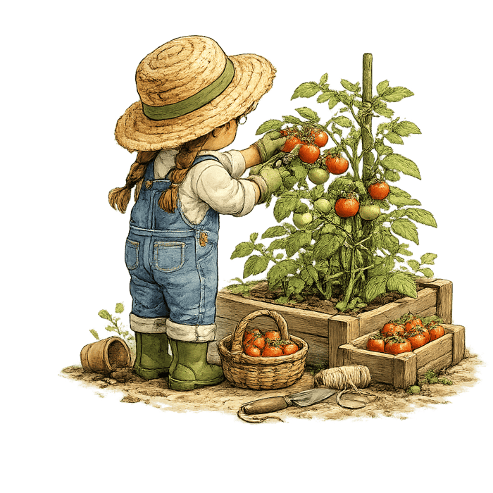 How to harvest tomatoes