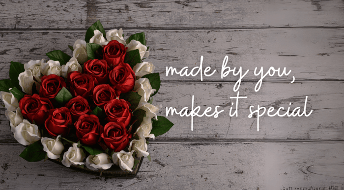 Valentines Day - Rose Heart Arrangement