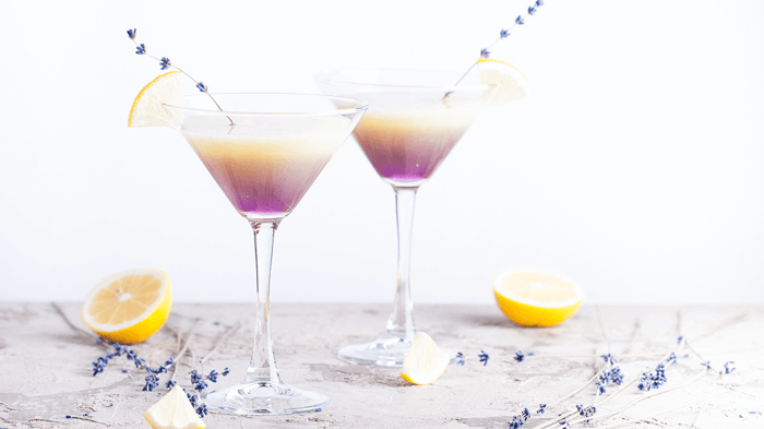 Violet Gin Fizz