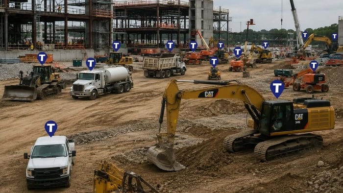 GPS Tracking Solutions on every asset in a large construction fleet