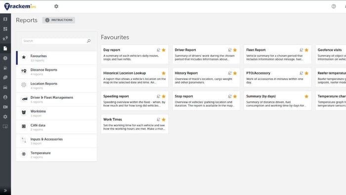 Trackem and Wheresafe comparison Trackems detailed reports