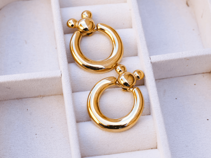 Mega Leader of the Club Earrings from Spinning Carousel Company