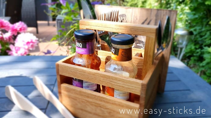 Easy-Sticks Bastelidee Grillbutler