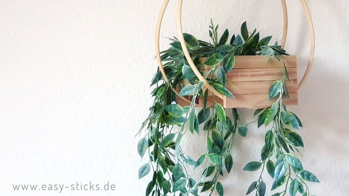 Bastelidee Hängeampel aus Easy-Sticks 5.0