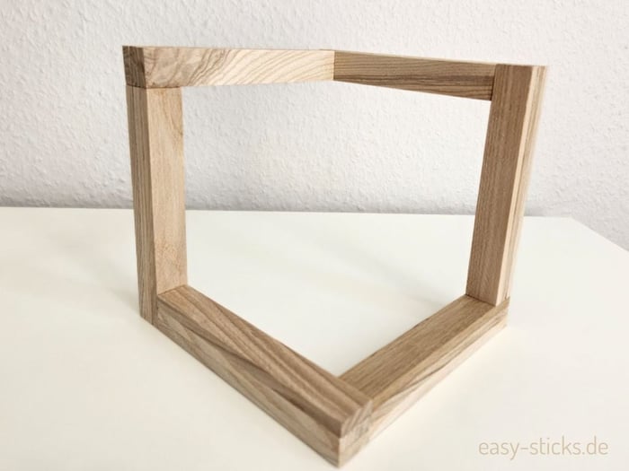 Offener Würfel aus Easy-Sticks