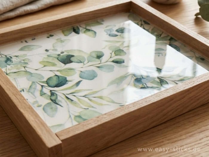 Elegantes Fake-Keramik Tablett