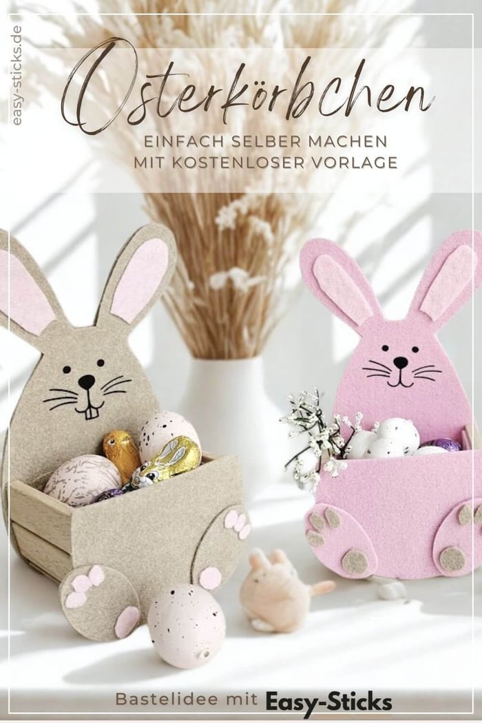 DIY Osterdeko mit kostenloser Vorlage