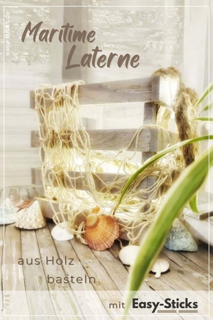 DIY Anleitung Maritime Laterne aus Holz basteln