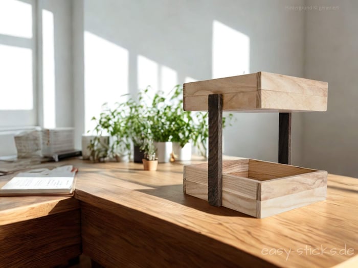 Mini Regal aus Holz selber bauen