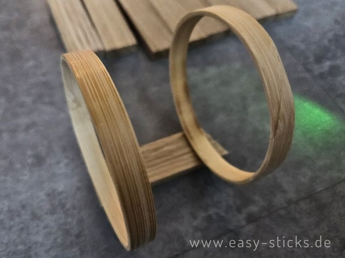 Mit dem kürzesten Holzklötzchen beginnen