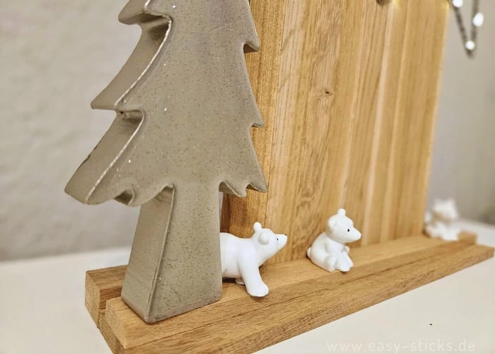 Fertig dekorierter Ständer