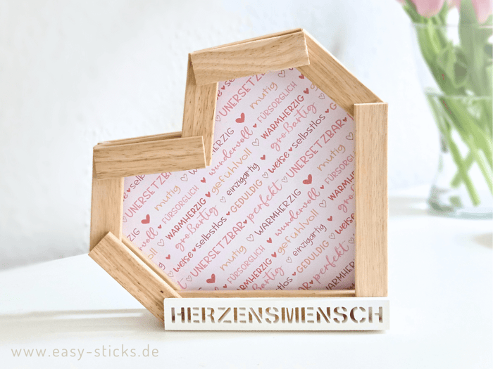 Der Herzrahmen - Schlicht und schön