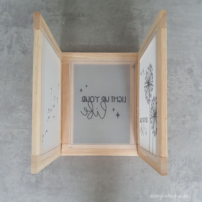 DIY Laterne mit Transparentpapier - Schritt 4 Korpus zusammensetzen