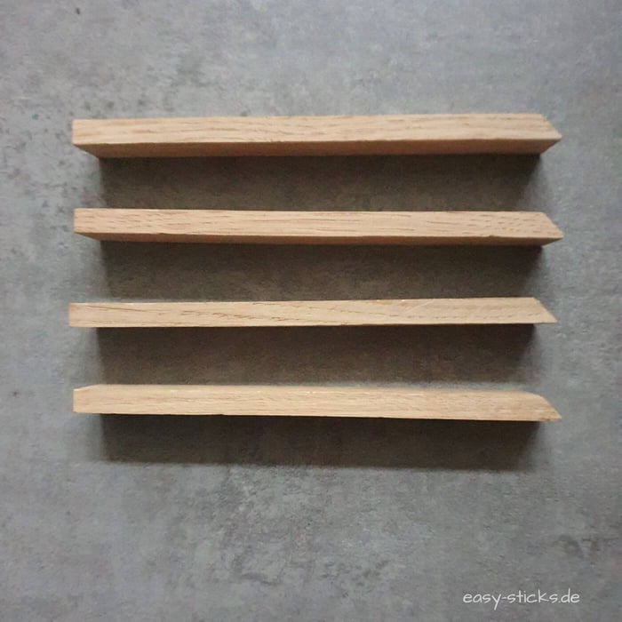 DIY Schlitten aus Easy-Sticks basteln und Winkel sägen