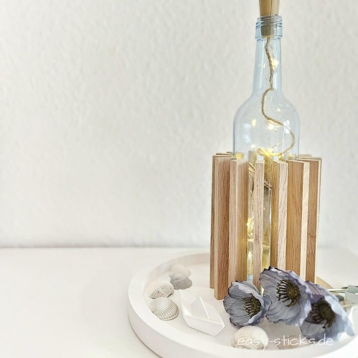 Flaschenlampe selber machen