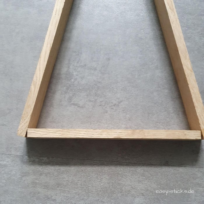 Dreieck aus Holzklötzchen