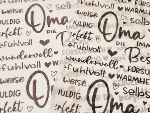 Unterschied der Druckeinstellungen