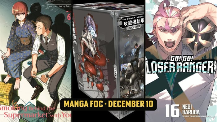 Ghost in the Shell, Sentai Chaos & a Smoky Romance In This Week's Manga FOC! 👻🤖😮‍💨