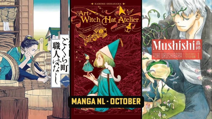 Cozy manga, quiet magic, and a few surprises - Manga NL October