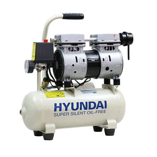 Hyundai 550W 8L Oil Free Low Noise Portable Air Compressor 4CFM 100psi Direct Drive | HY5508