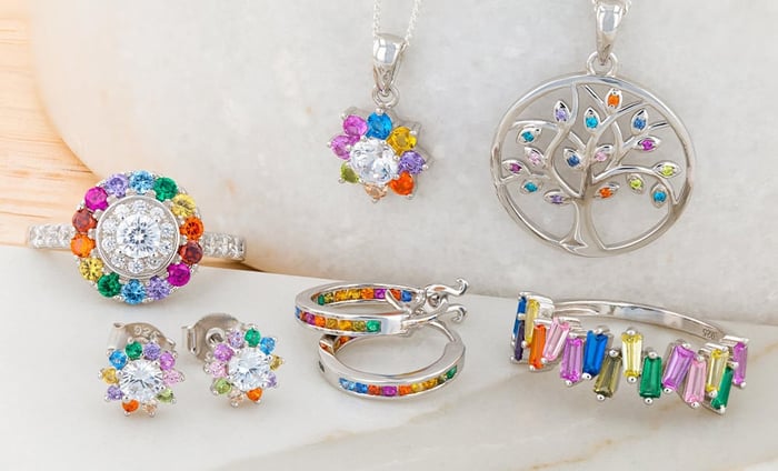 The Best Rainbow Jewellery Pieces To Add Some Colour To Your Look