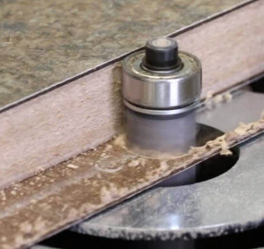 Flush Trim Router Bits and Templates for Circular Shapes