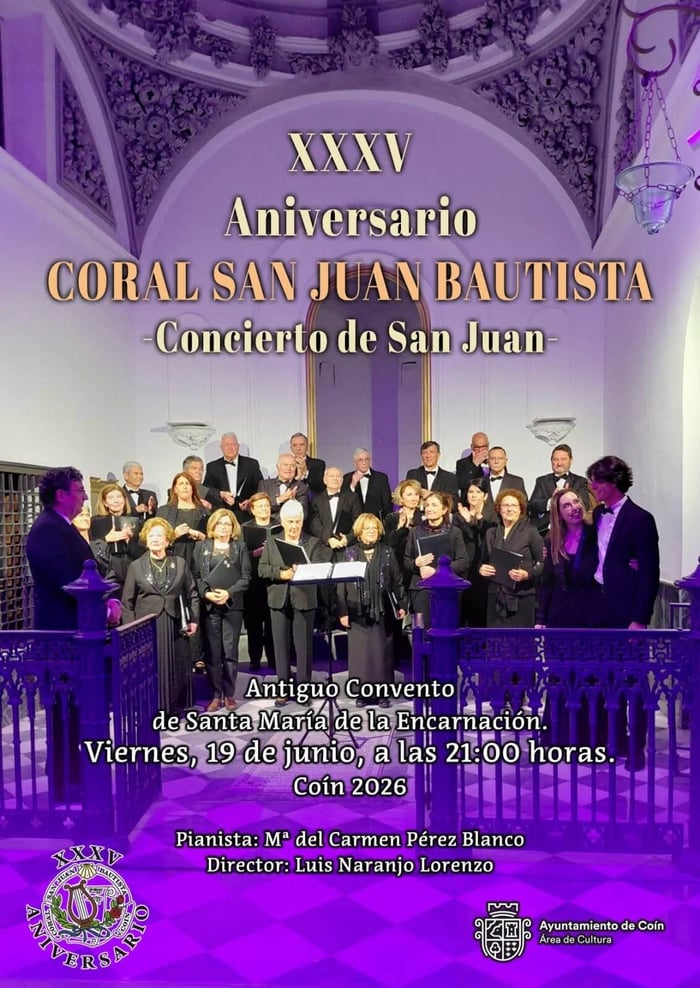 Christmas Concert, Coral San Juan Bautista in Coín, Costa del Sol