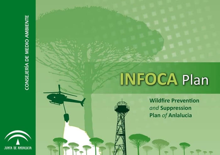 infoca wildfire prevention plan first page in english