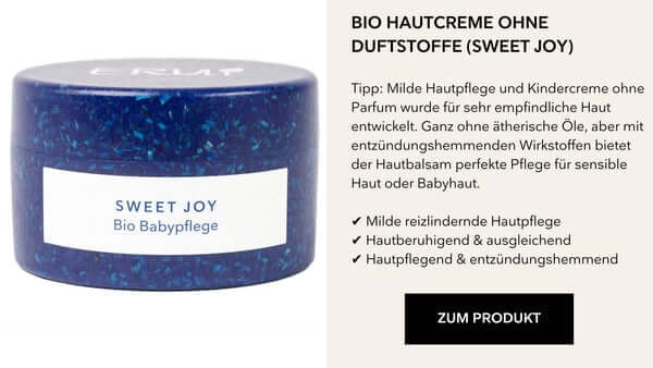 BIO Hautcreme ohne Duftstoffe und Alkohol