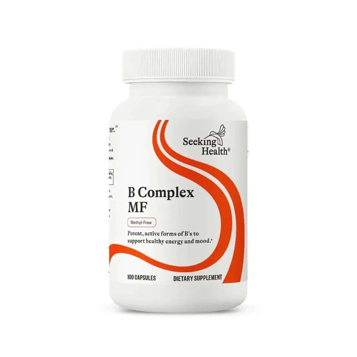 b complex mf seeking health 100-capsule bottle
