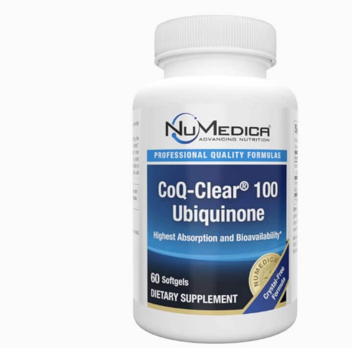 CoQ-Clear 100 Ubiquinol 60sg by NuMedica: Boost Your Cellular Energy and Heart Health