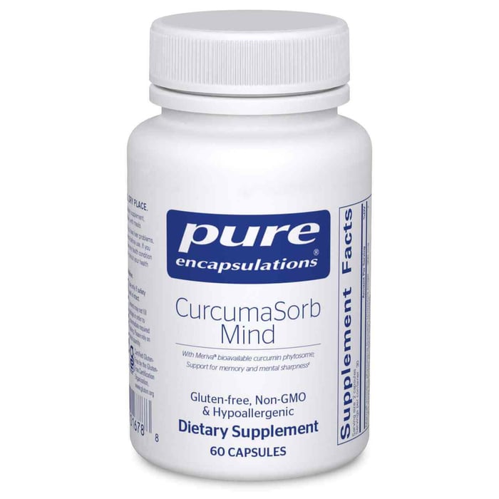 CurcumaSorb Mind 60c by Pure Encapsulations: Enhancing Cognitive Function Naturally