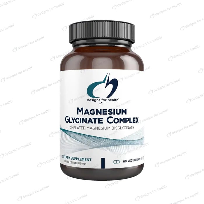 Designs for Health Magnesium Glycinate Complex: Gentle, High-Absorption Support for Sleep, Stress & Muscle Health