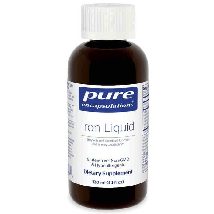 Iron Liquid 120 ml by Pure Encapsulations—A Gentle and Effective Iron Supplement
