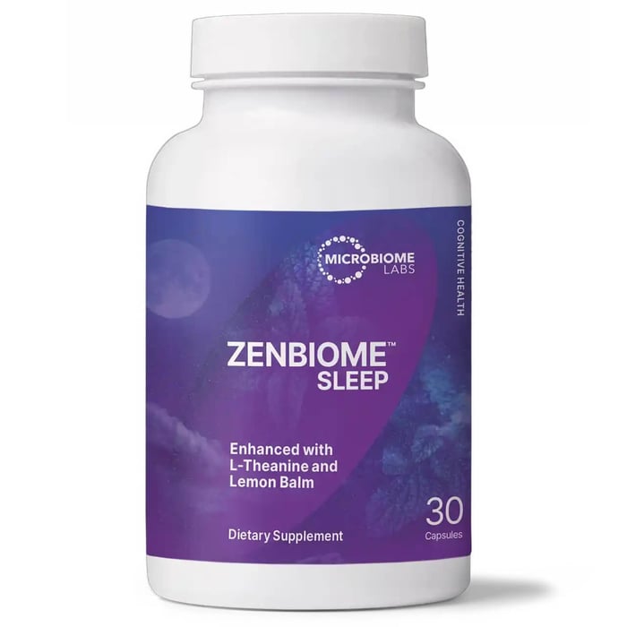 Microbiome Labs Zenbiome Sleep: The Ultimate Gut-Health Sleep Supplement for Restful Nights
