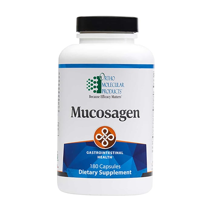 Mucosagen Ortho Molecular 180-capsule bottle