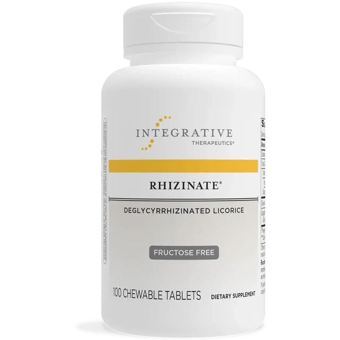Rhizinate Chewable Integrative Therapeutics 100-tablet bottle, fructose free